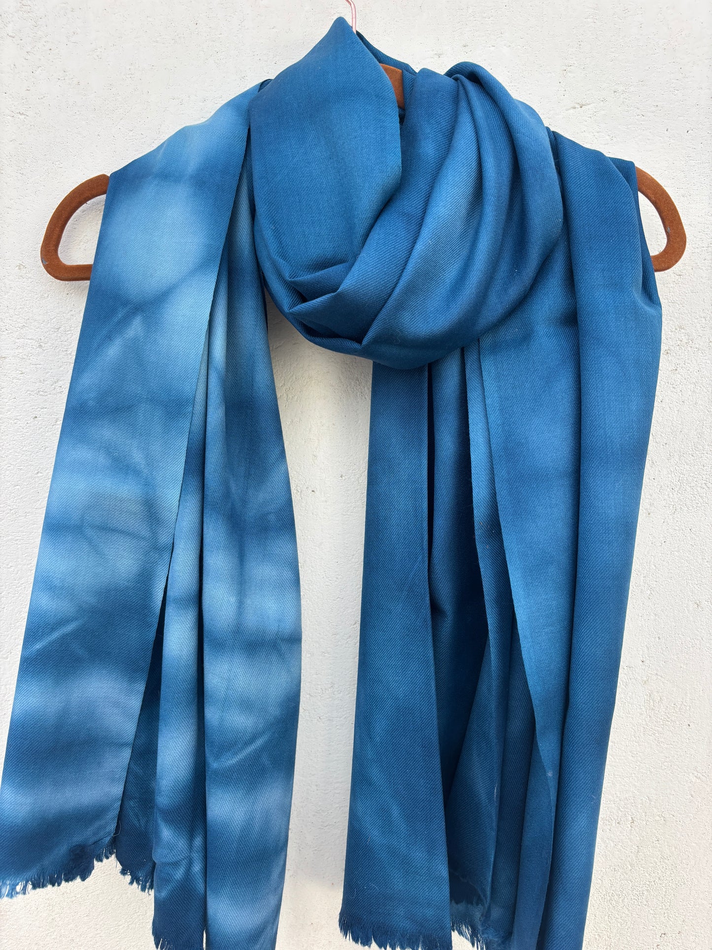 Tie Dye Sheep Wool Shawl