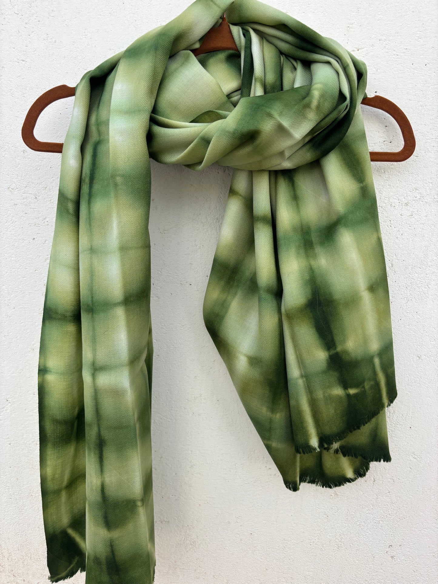 Tie Dye Sheep Wool Shawl