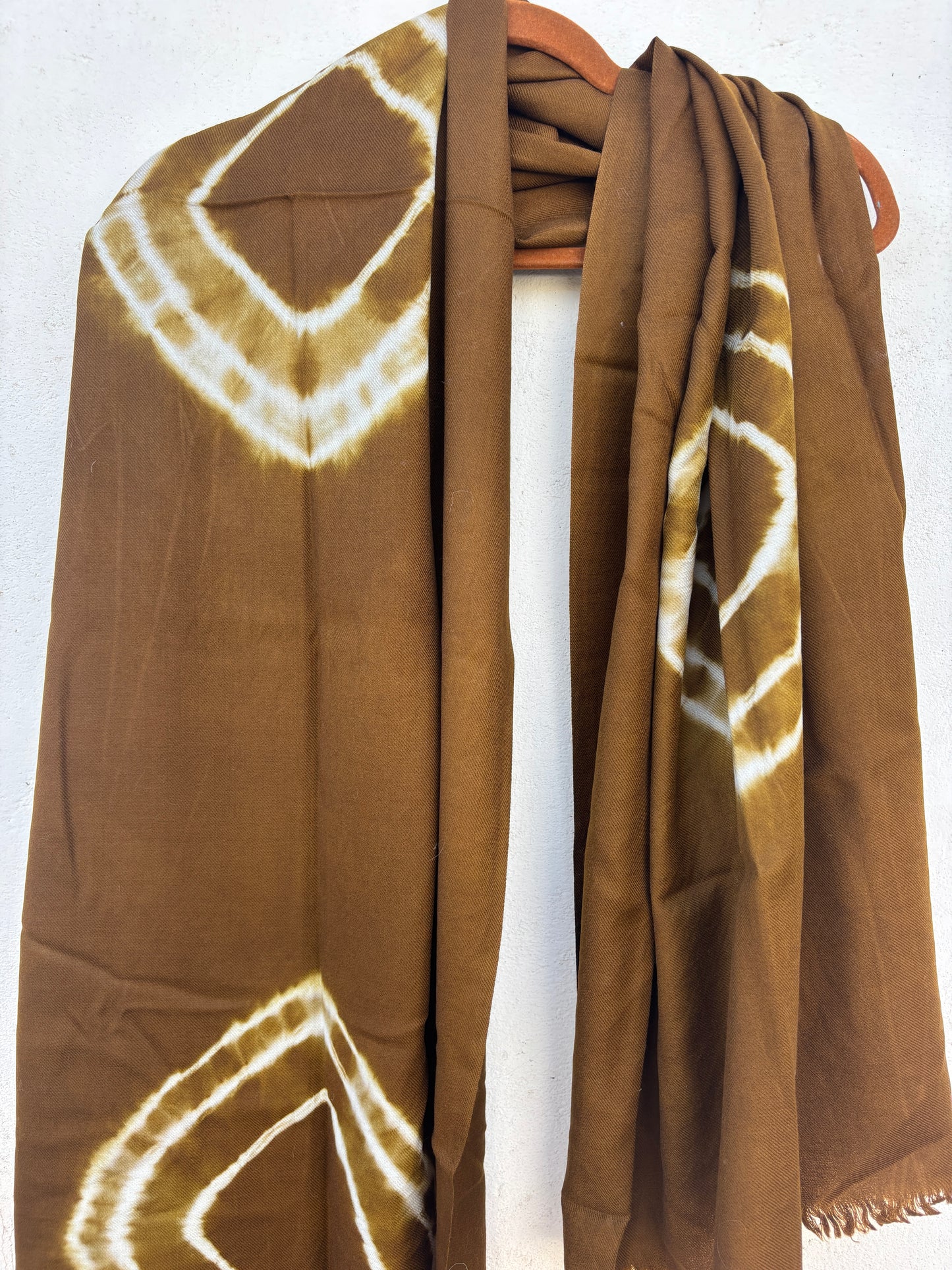 Tie Dye Sheep Wool Shawl