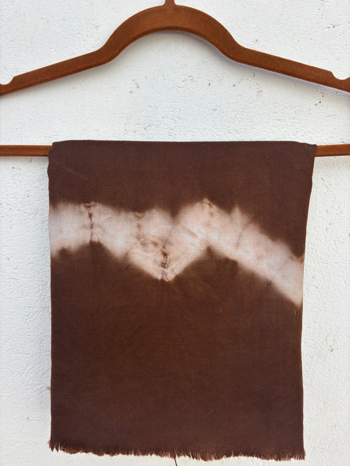 Tie Dye Sheep Wool Shawl