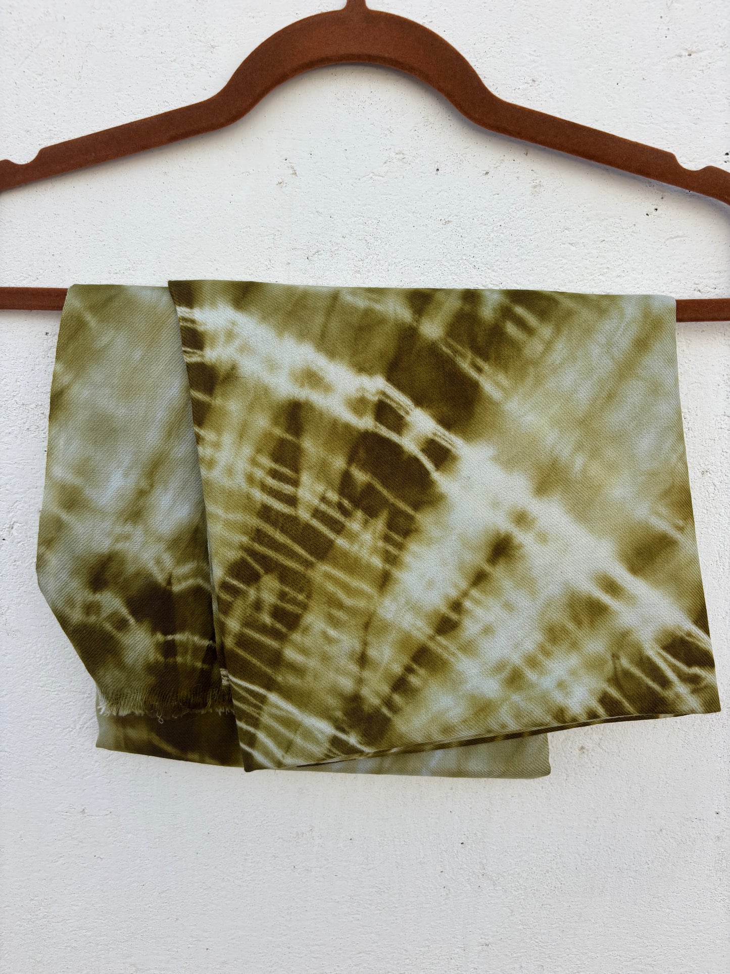 Tie-Dye Sheep Wool Shawl