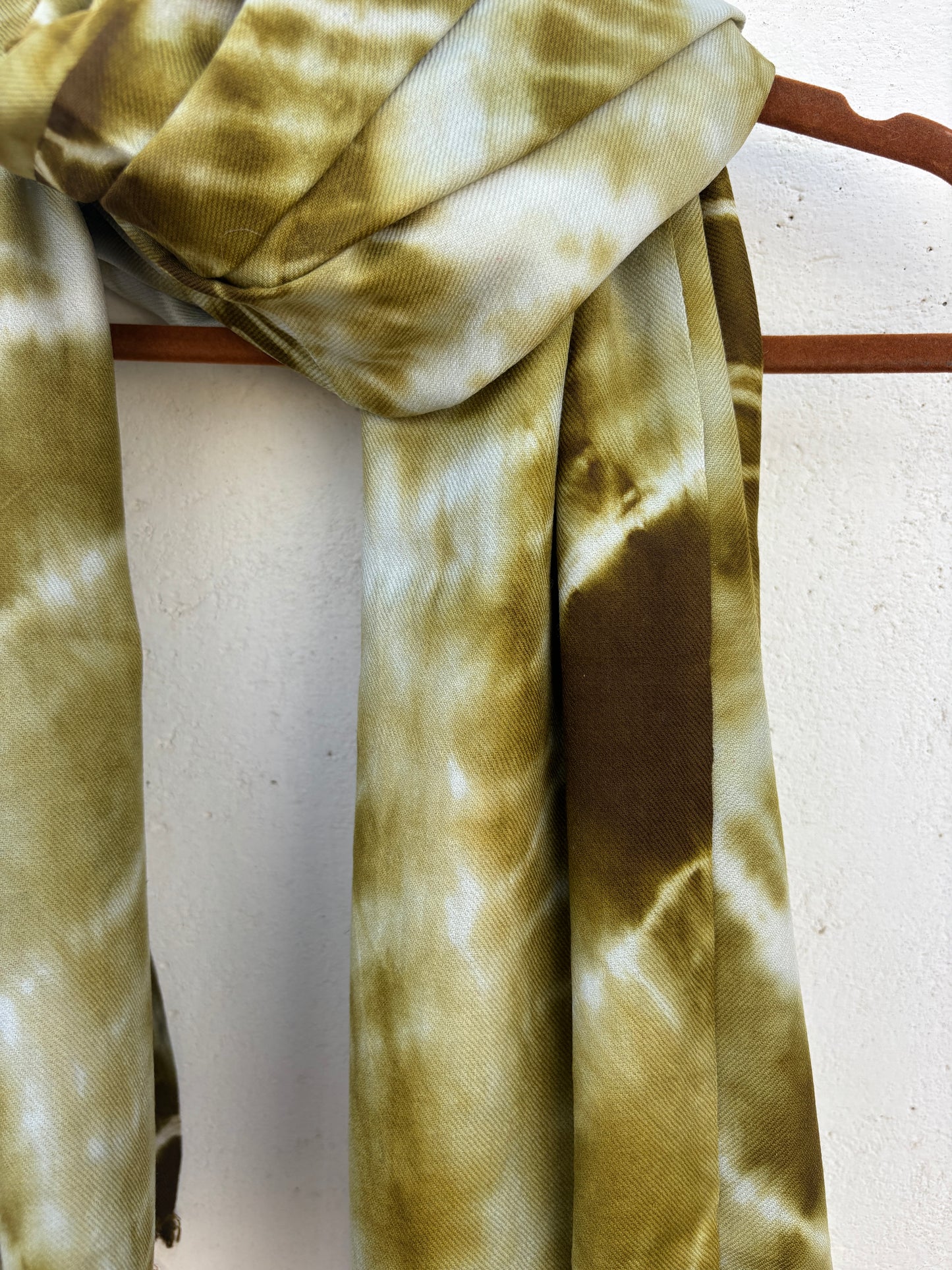 Tie-Dye Sheep Wool Shawl