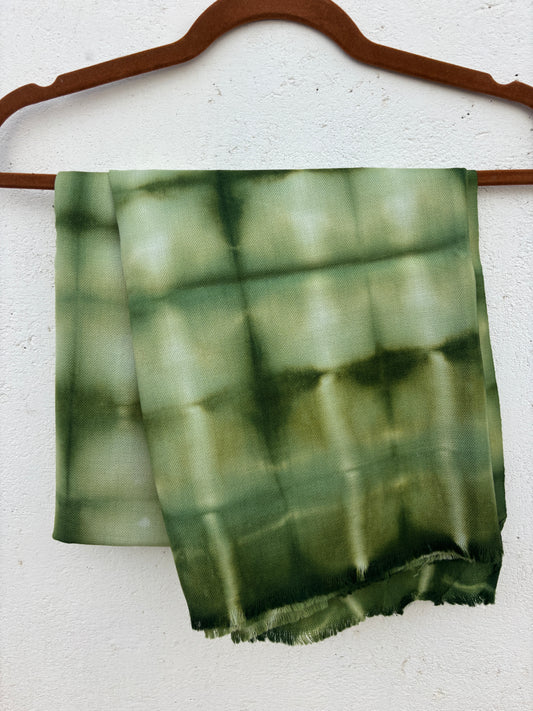 Tie Dye Sheep Wool Shawl